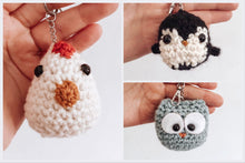 Load image into Gallery viewer, Animal Keychain/Bag Charm (3 for $25 - more animals!)
