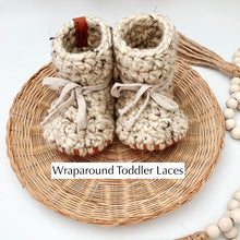 Load image into Gallery viewer, Baby Booties with Suede Soles

