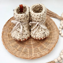 Load image into Gallery viewer, Toddler Booties with Suede Soles

