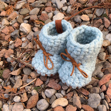 Load image into Gallery viewer, Baby Booties with Suede Soles
