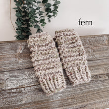 Load image into Gallery viewer, Fingerless Gloves with Wool (Ready to Ship Colours)
