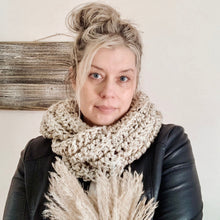Load image into Gallery viewer, Chunky Infinity Scarf with Wool
